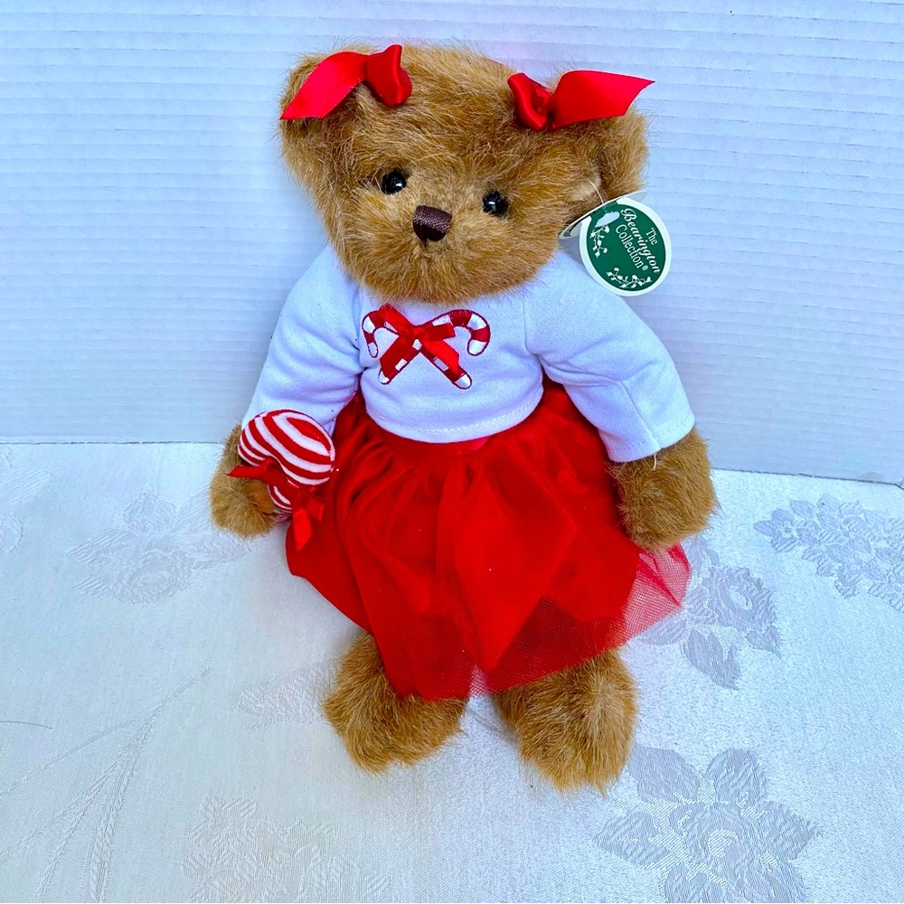 Vintage Bearington Bear Christmas Collection “Connie Candycane” Teddy